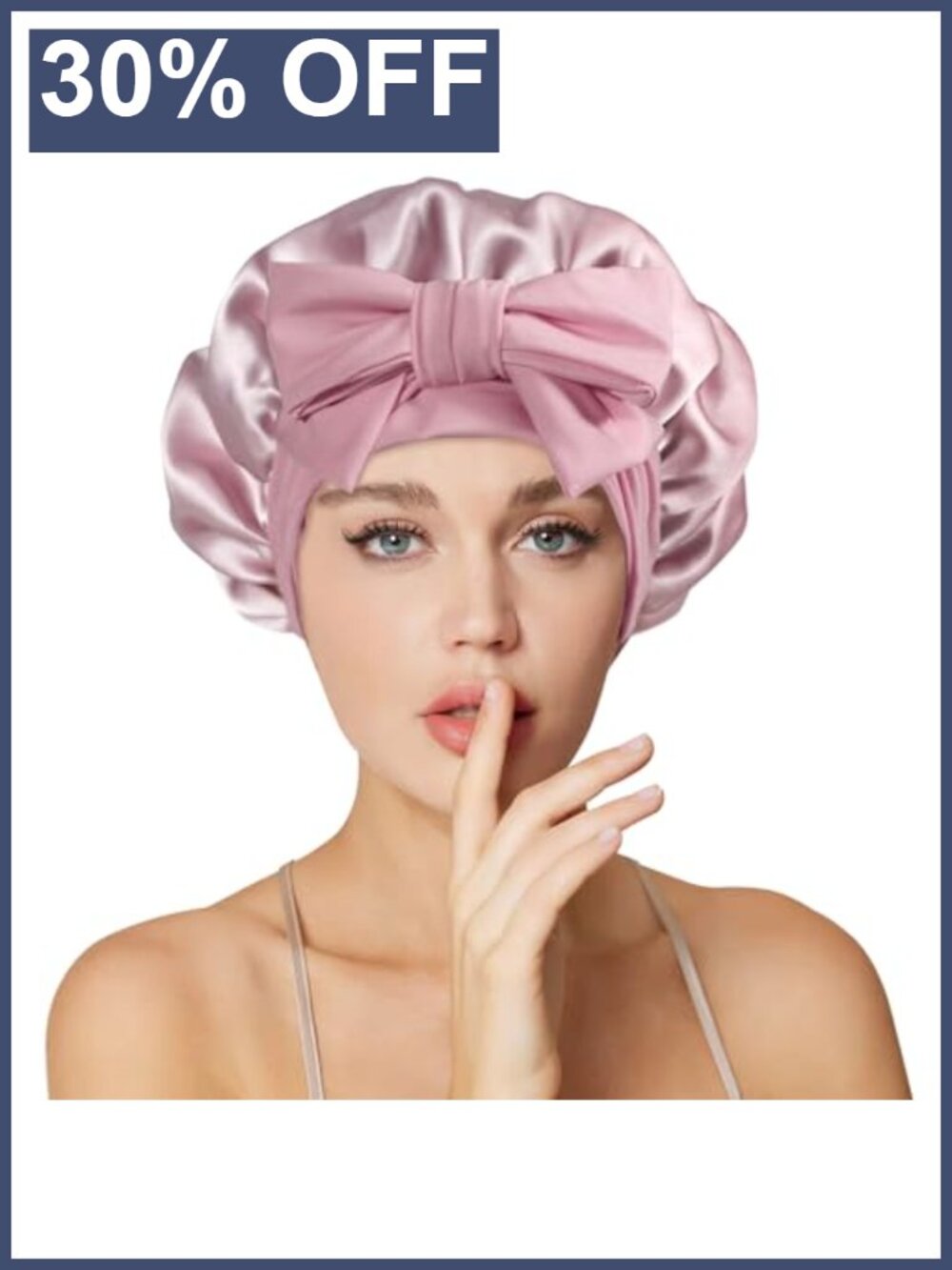 100% Mulberry Silk Sleep Bonnet 22 Momme Double Layer Hair Wrap